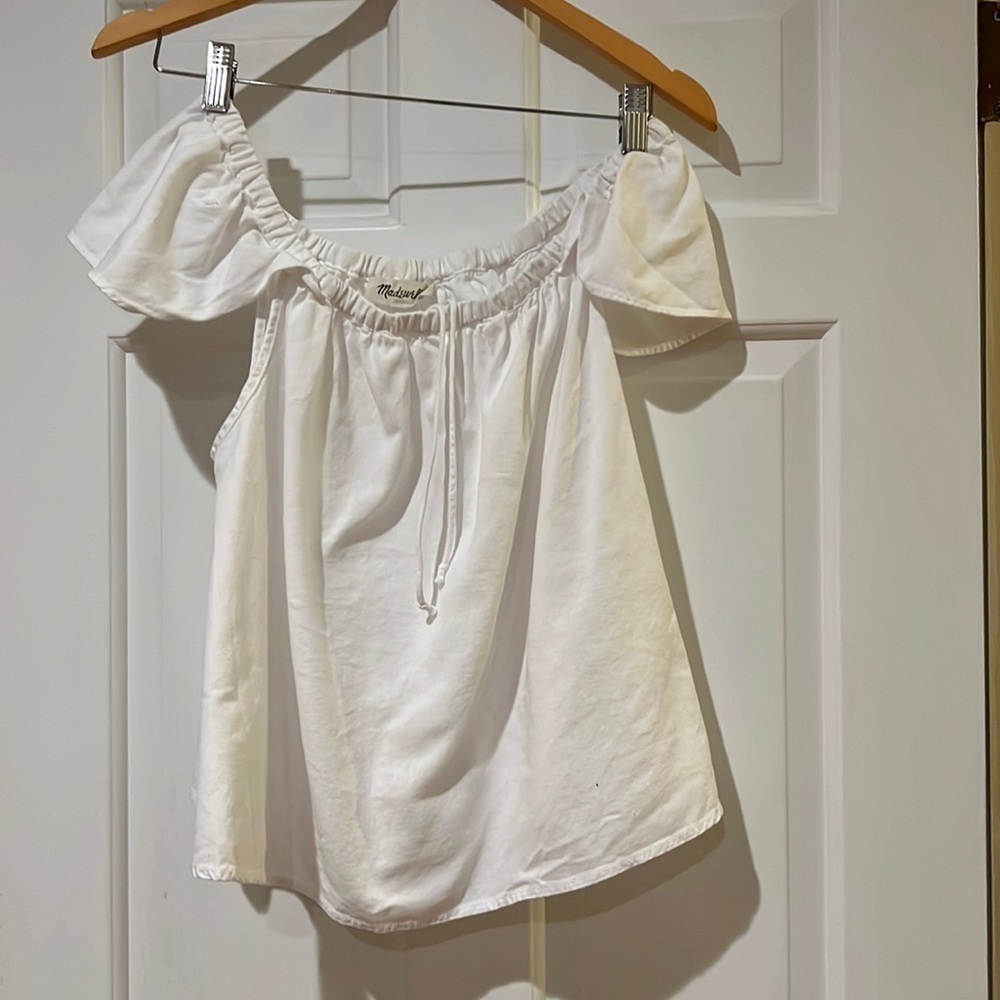 Madewell Off The Shoulder Shirt